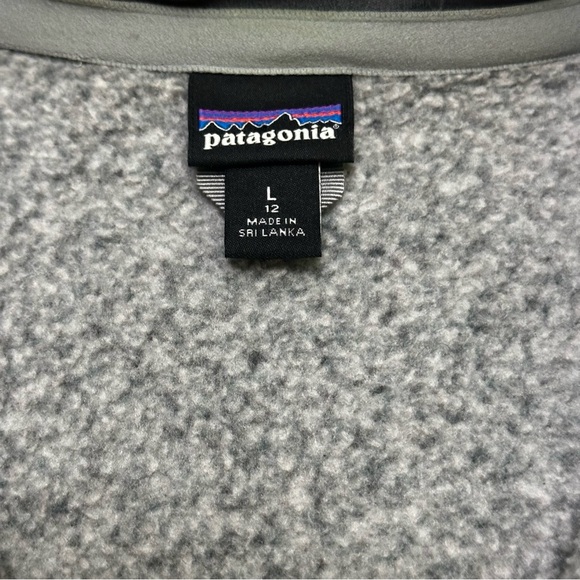 Patagonia Women’s Heather Gray Fleece Vest Size L - Picture 4 of 13
